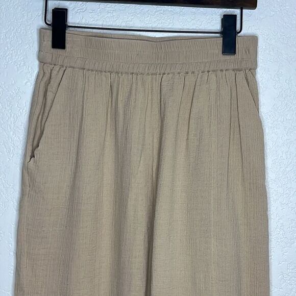 Apiece Apart Crop Pants Beige Small New - Picture 3 of 11